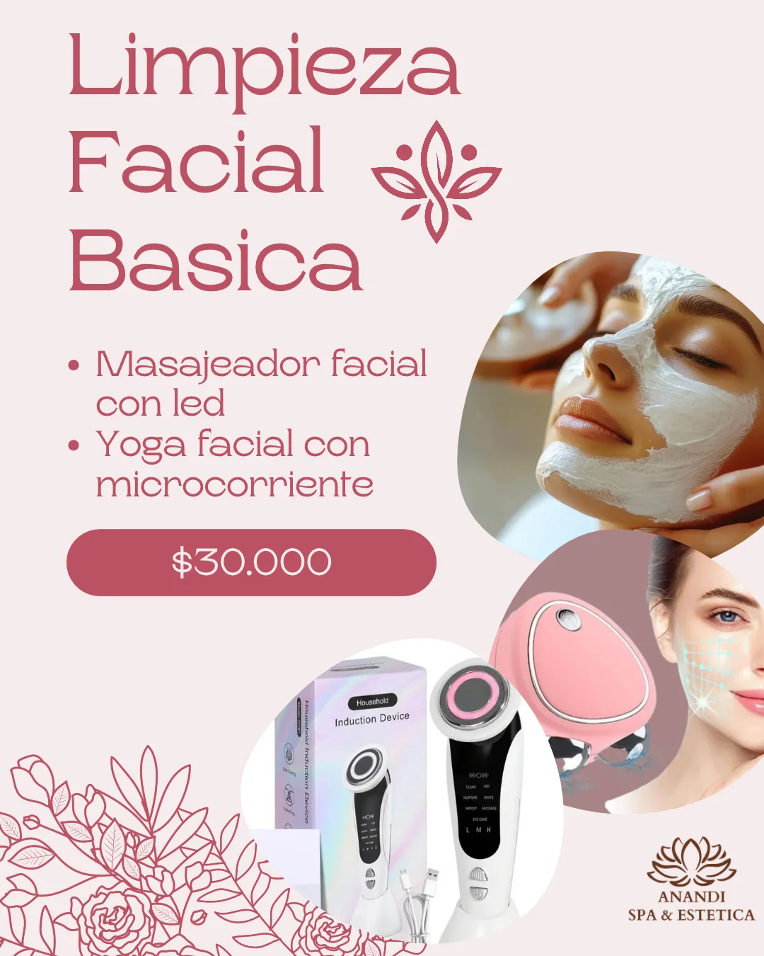 facial con microcorriente