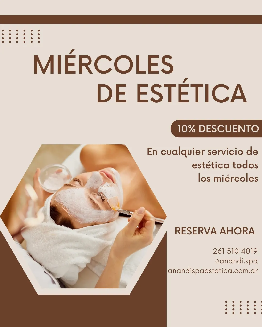 promo miercoles de estetica