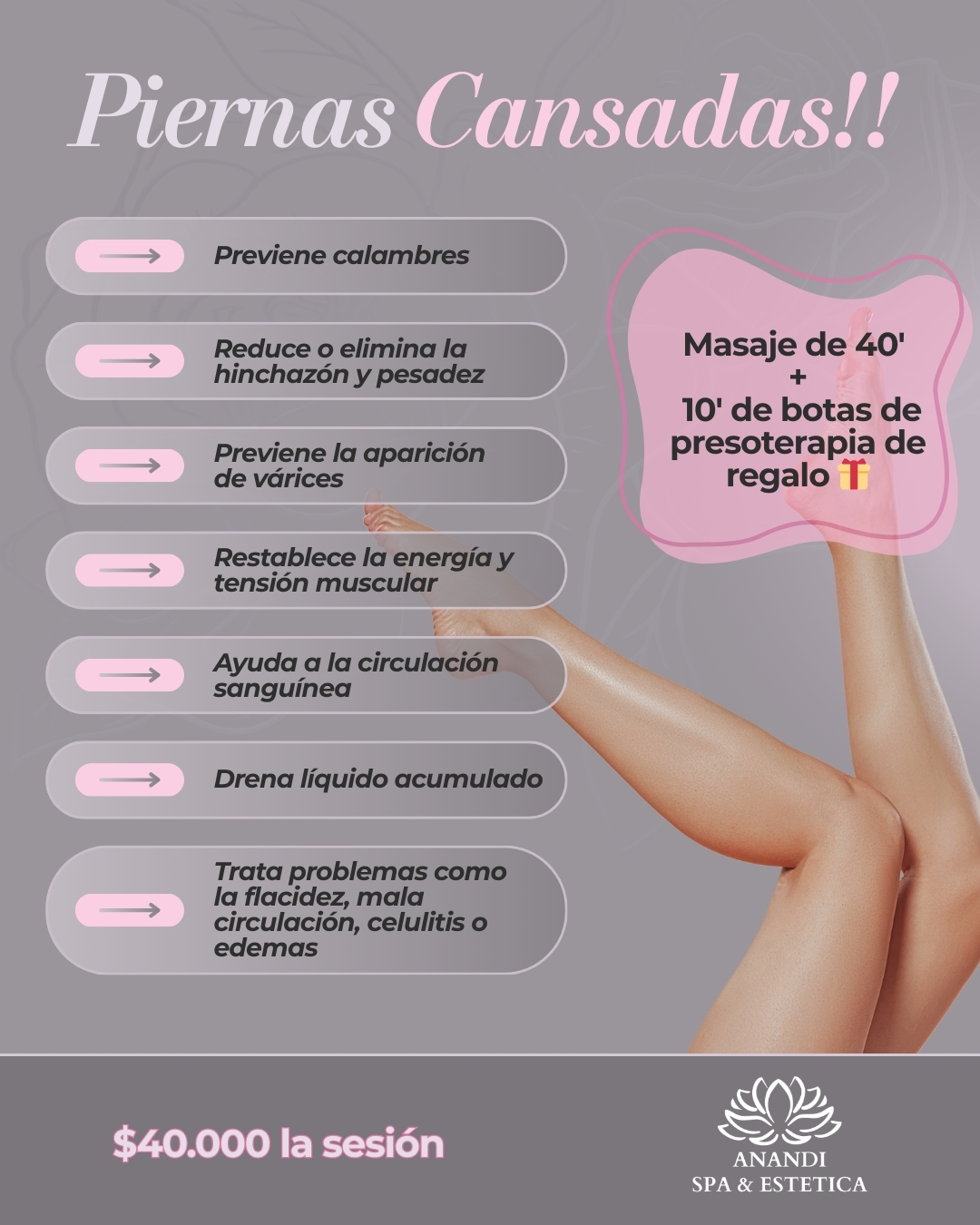 piernas cansadas