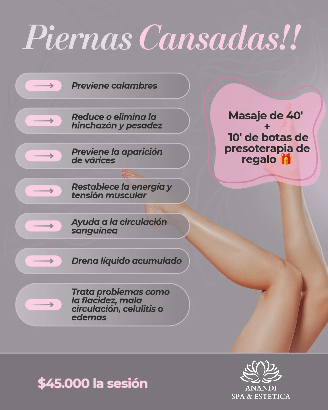 piernas cansadas